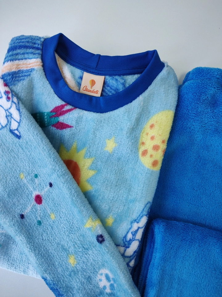 🔥ÚLTIMAS UNIDADES  Conjunto Fleece Peluciado Astronauta  - 2