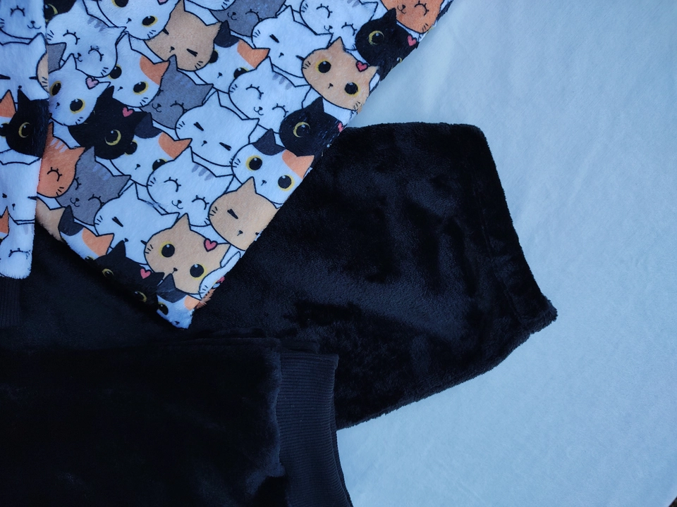 Conjunto Unissex Fleece Peluciado Premium Gatinhos - 3