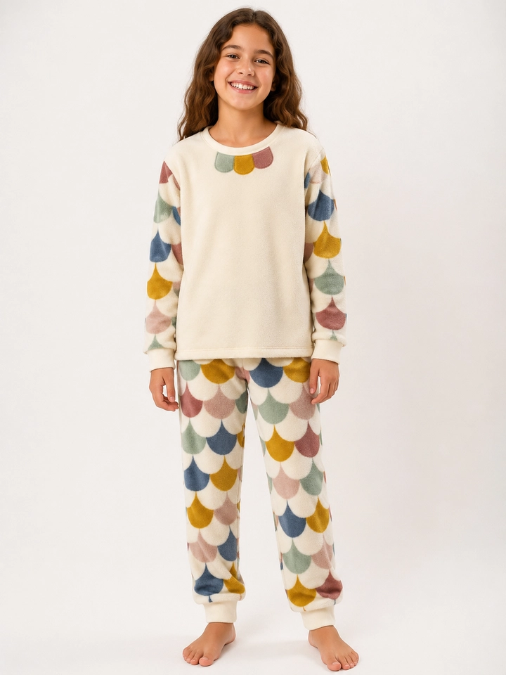 Conjunto Fleece Peluciado Escamas - 6