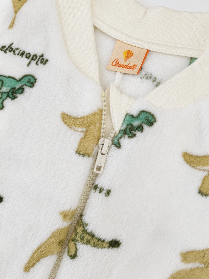 Macacão Fleece Peluciado Premium Mini Dino - 2
