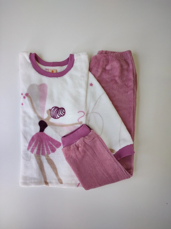 Conjunto Fleece Peluciado Bailarina  - 1