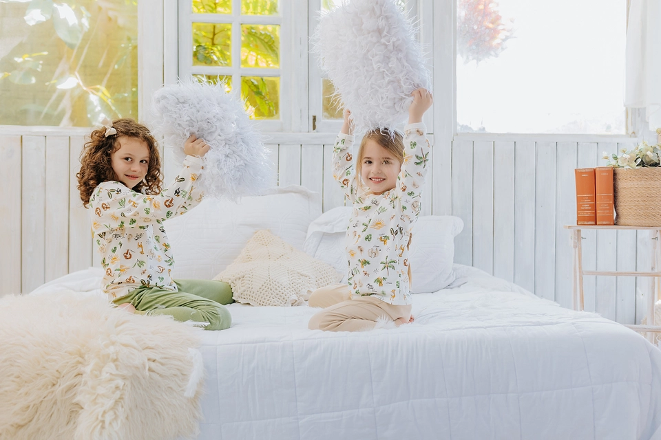 Conjunto Homewear Unissex Fauna Areia - 6
