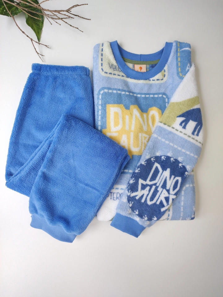 Conjunto Fleece Peluciado Dino & Sauros - 1