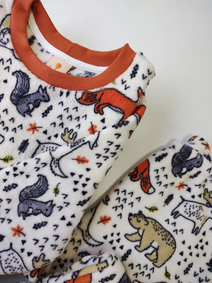 Conjunto Unissex Fleece Peluciado Fauna - 4
