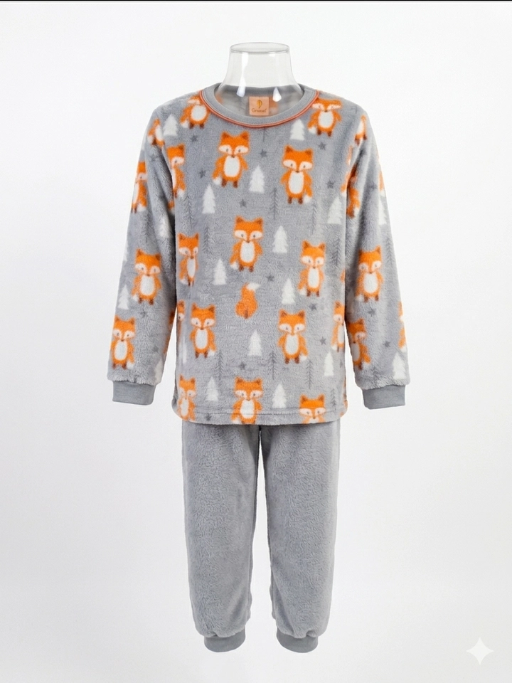 Conjunto Fleece Peluciado Premium Raposinha  - 2