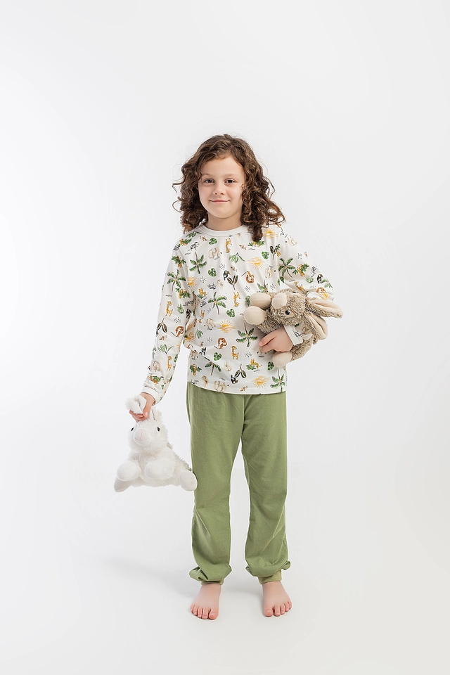Conjunto Homewear Unissex Fauna Verde
