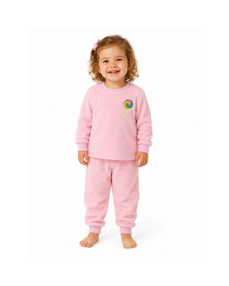 🔥ÚLTIMA UNIDADE Conjunto Fleece Peluciado Candy  - 2