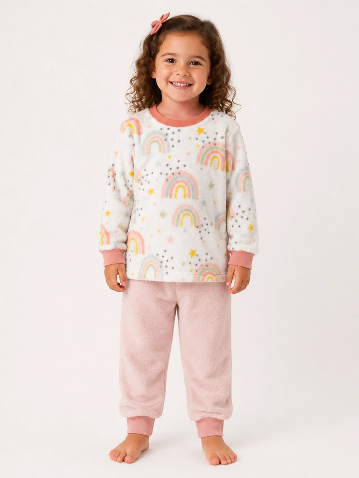 Conjunto Fleece Peluciado Raimbow  - 4