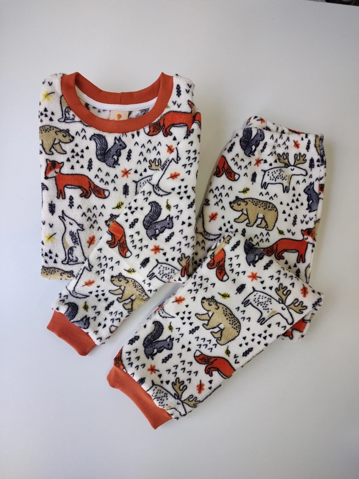 Conjunto Unissex Fleece Peluciado Fauna