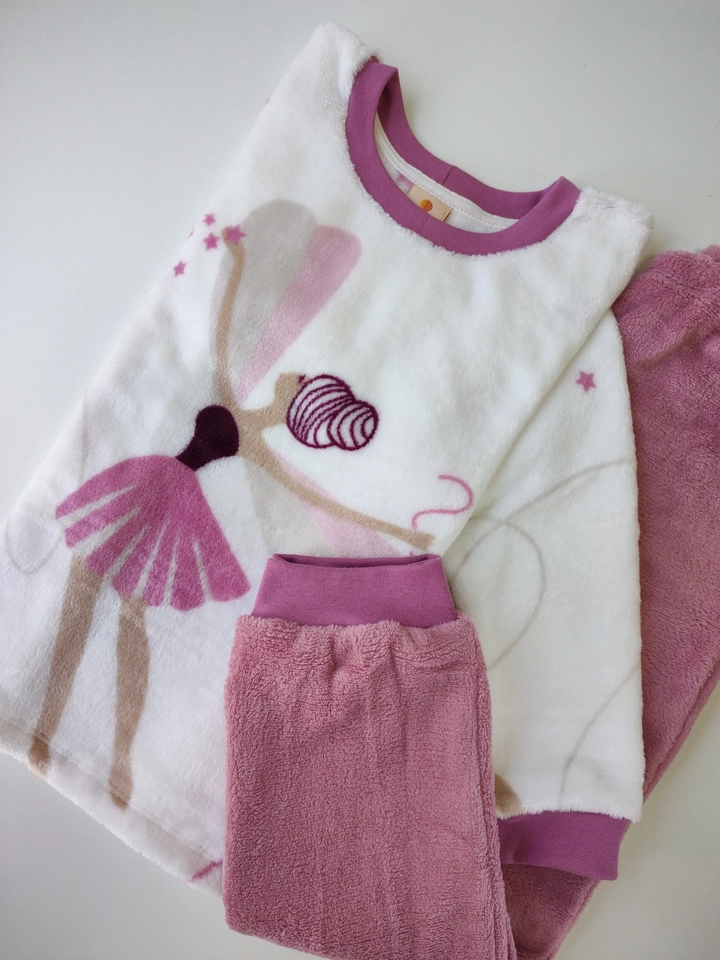 Conjunto Fleece Peluciado Bailarina  - 4