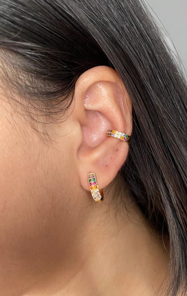 Piercing Fake Cravejado Delicado - 1