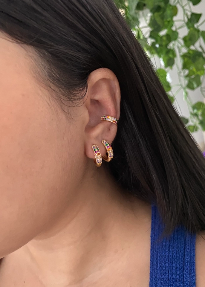 Piercing Fake Cravejado Delicado - 2