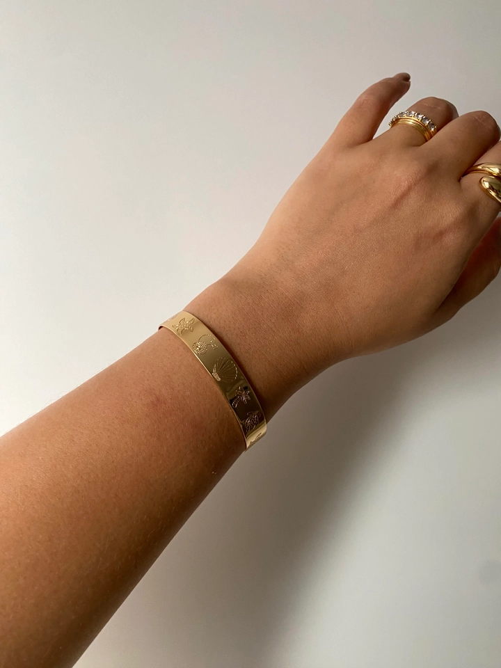 Bracelete Liso Fundo do Mar - 4