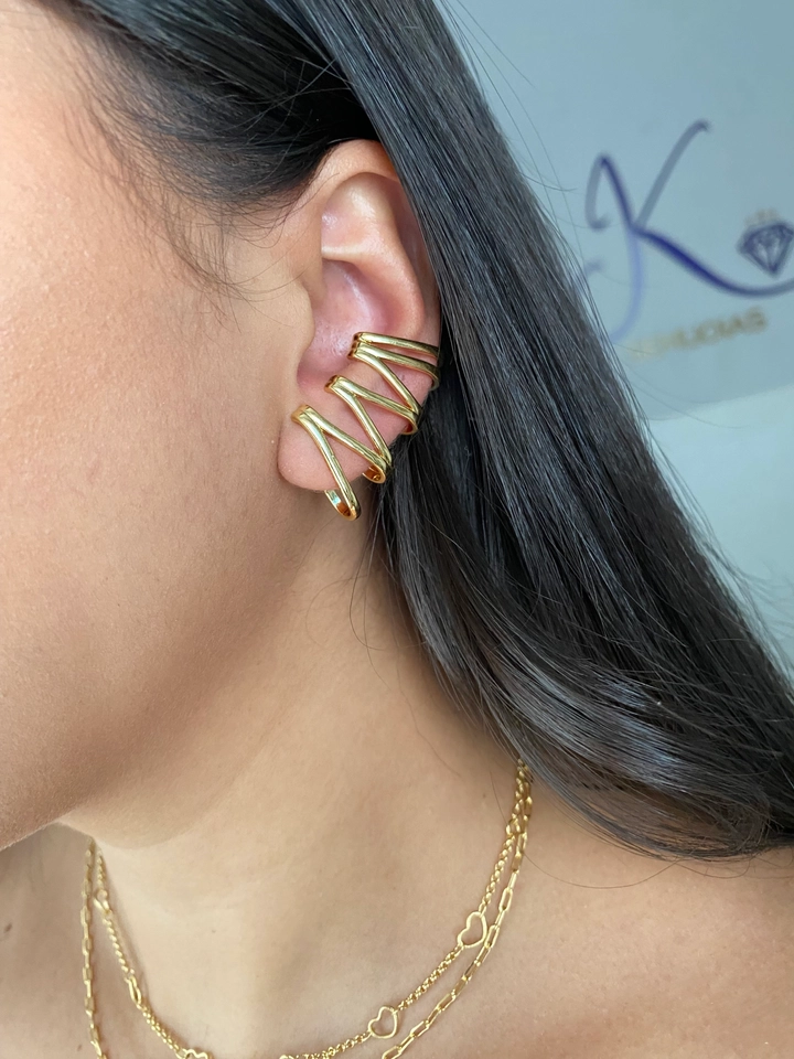 Ear Cuff Fios Duplos - 4