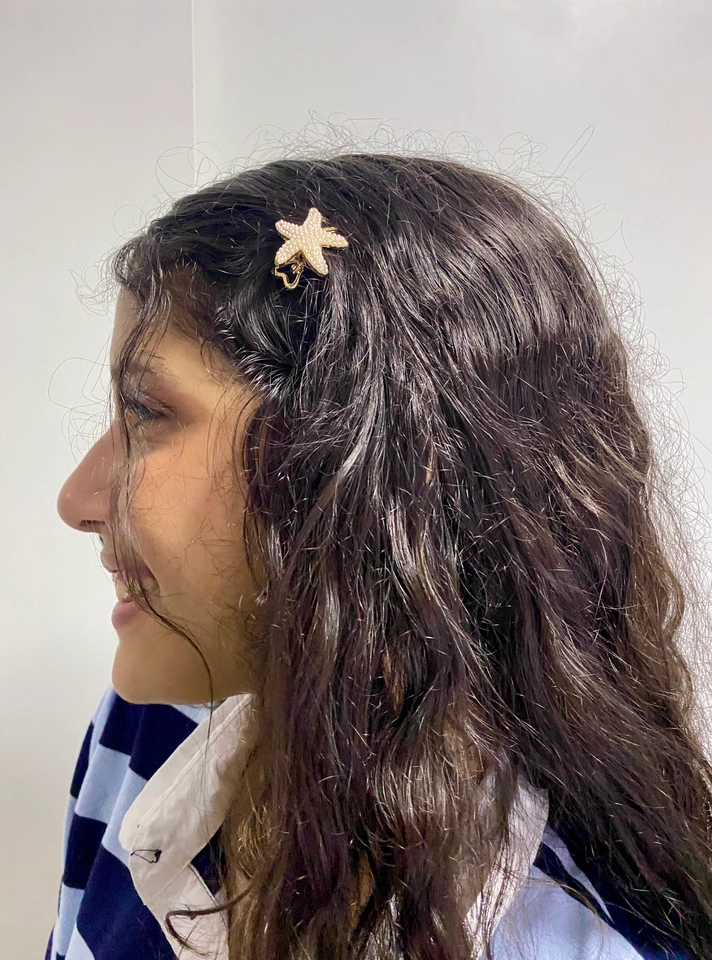 Bico de Pato P Estrela com Pérolas - 2