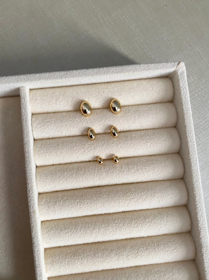 Trio Oval Liso (03 pares)