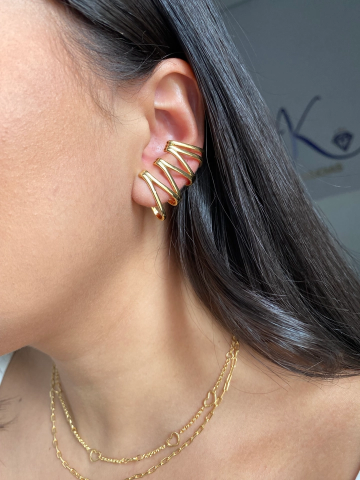 Ear Cuff Fios Duplos - 1