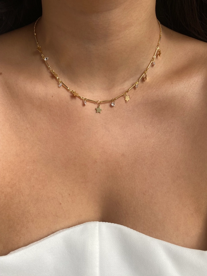 Choker Estrelas Penduradas  - 5