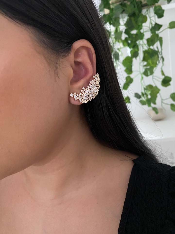 Ear Cuff Asa Cravejado - 4