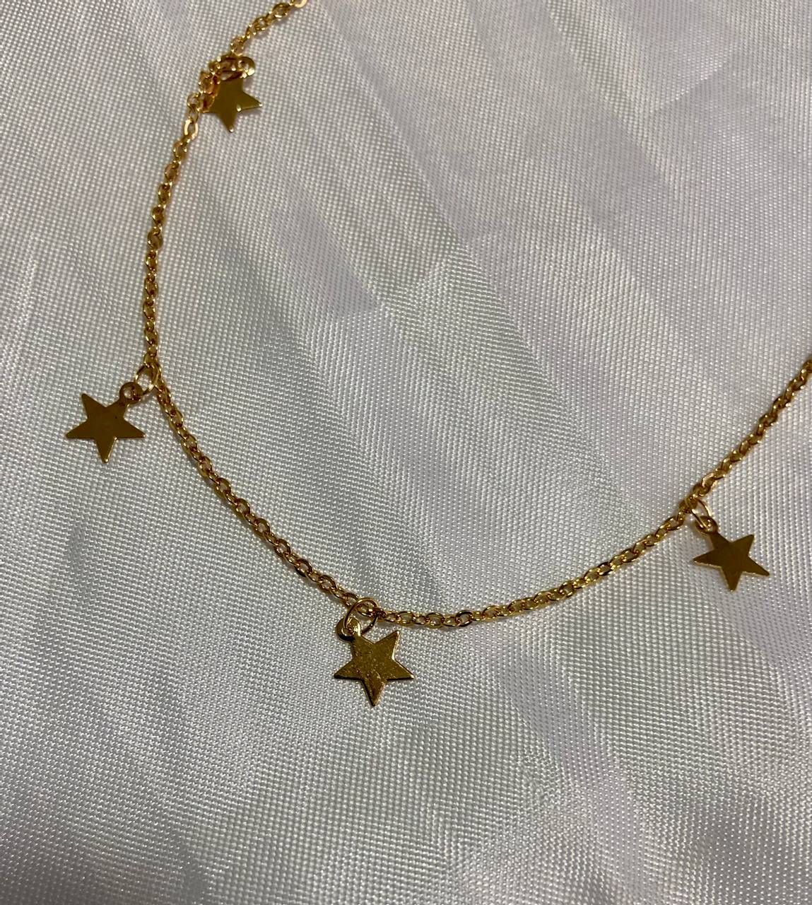 Tornozeleira Estrelas Penduradas