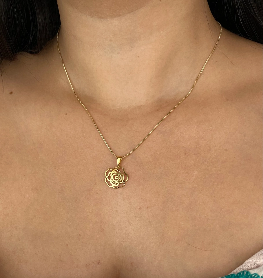 Conjunto Rosa Vazada  - 3