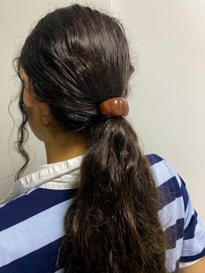 Xuxinha Resina Mesclada Marron - 2