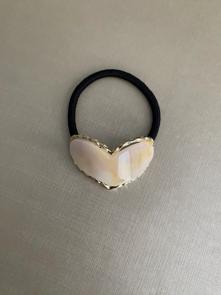 Xuxinha Coração Resinada Creme - 1