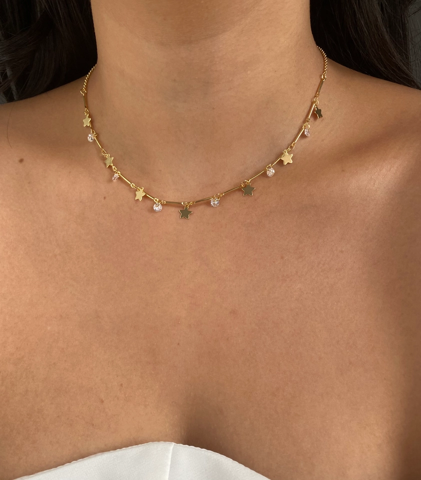 Choker Estrelas Penduradas  - 3