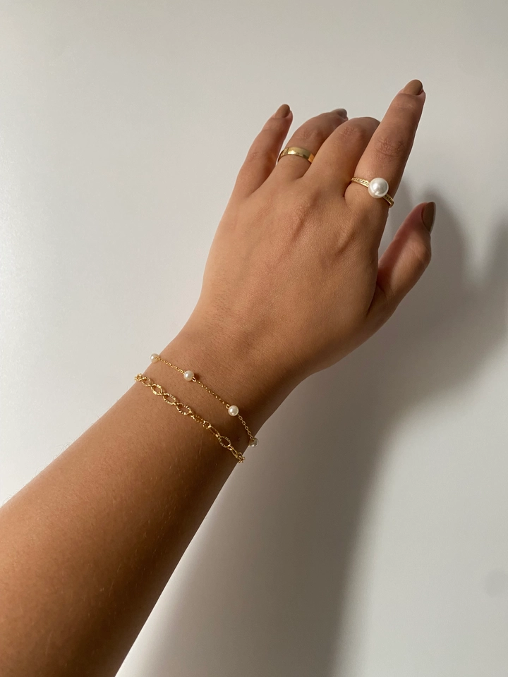 Pulseira Dupla Pérola - 3