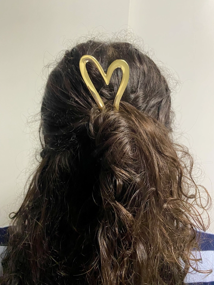 Palito de Cabelo Coração - 1