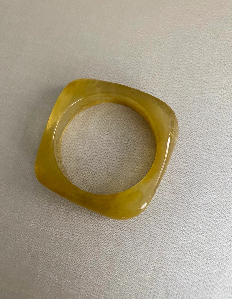 Bracelete Resinado Amarelo (Biju) - 2