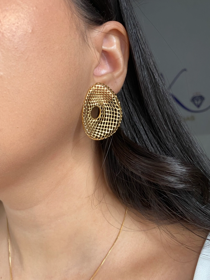 Conjunto Oval Vazado - 4