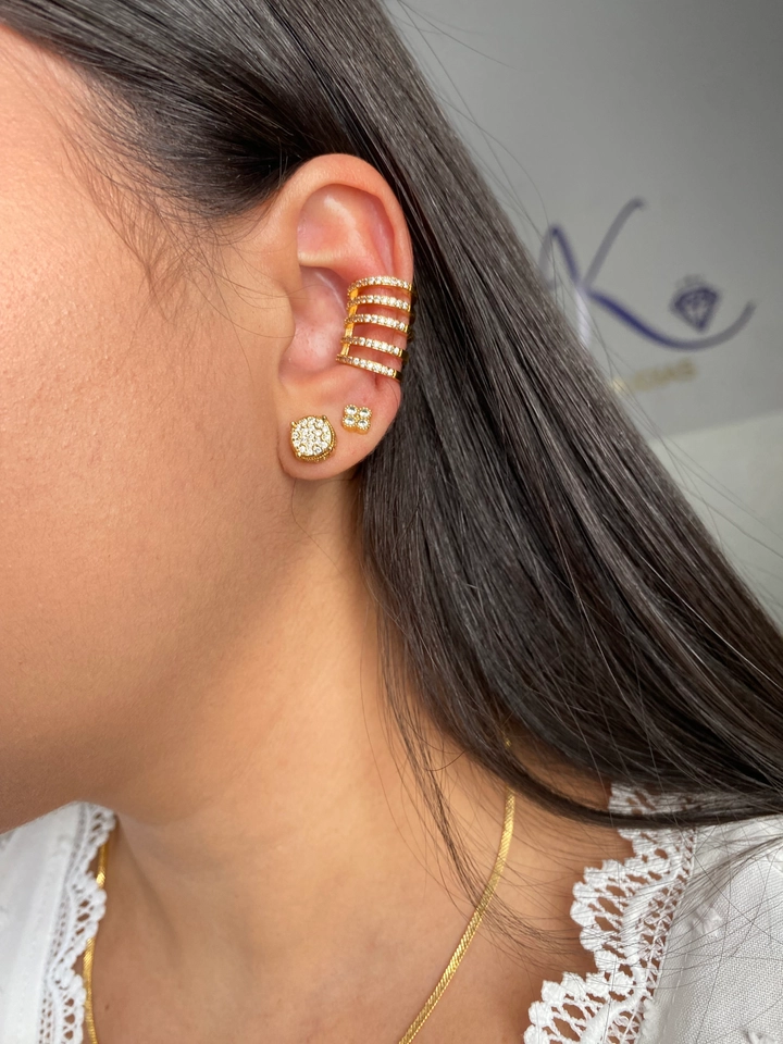 Piercing Fake Fios Cravejados
