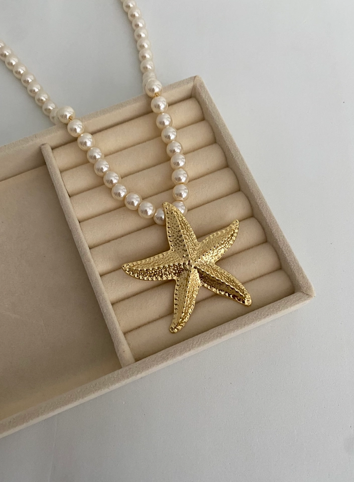 Colar Pérolas com Estrela do Mar G - 2