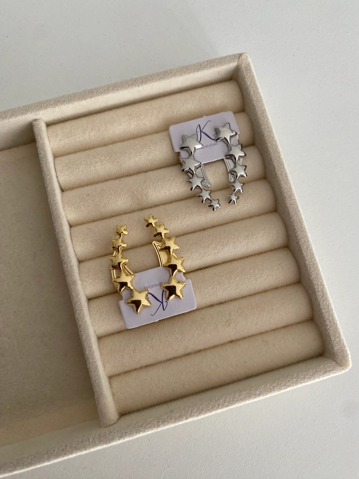 Ear Cuff Estrelas Degradê - 2
