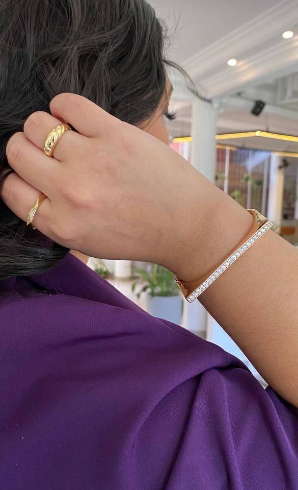 Bracelete Cravejado Reto - 3