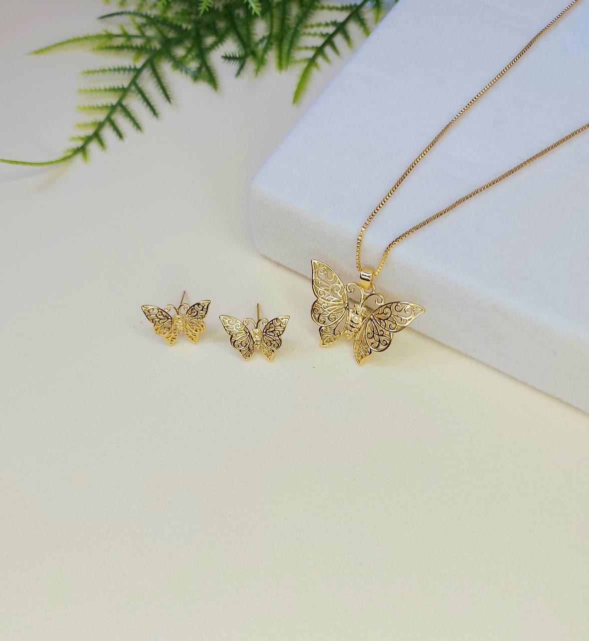 Conjunto Borboleta Lisa