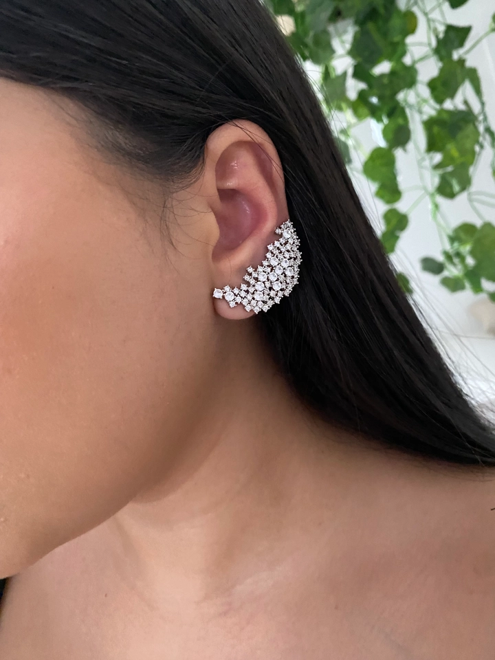 Ear Cuff Asa Cravejado - 2