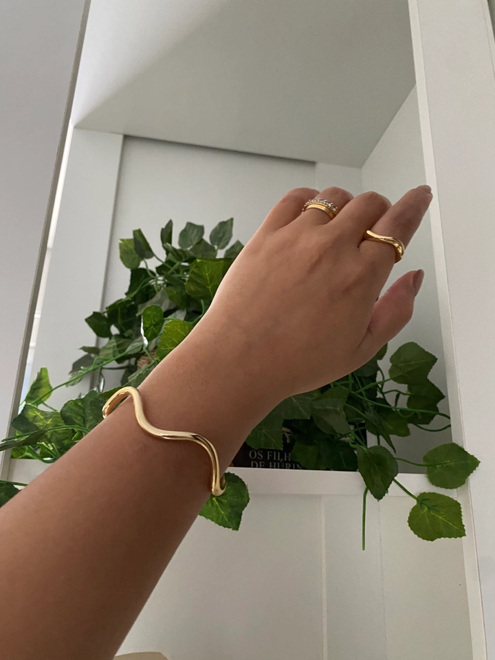 Bracelete Ondulado Liso