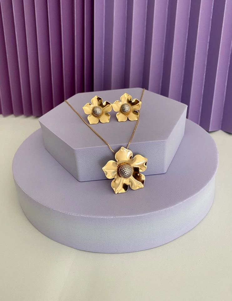 Conjunto Flor Luxo - 7