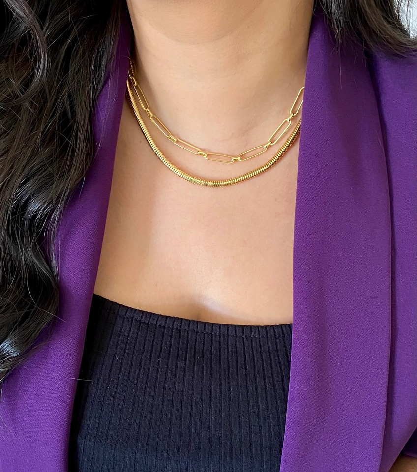 Choker de Elos Retangulares - 5