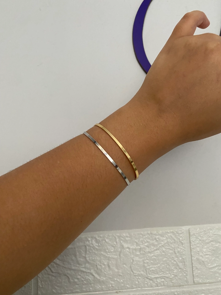 Bracelete Liso Fino - 1