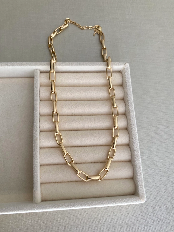 Choker Elos Retangulares - 2
