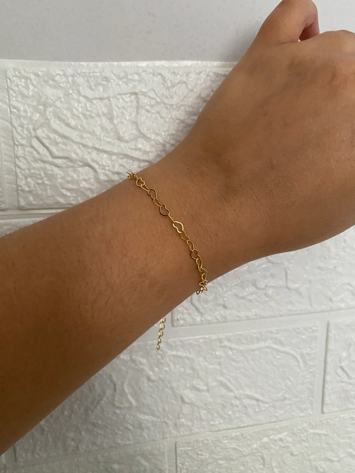 Pulseira Coração Vazado