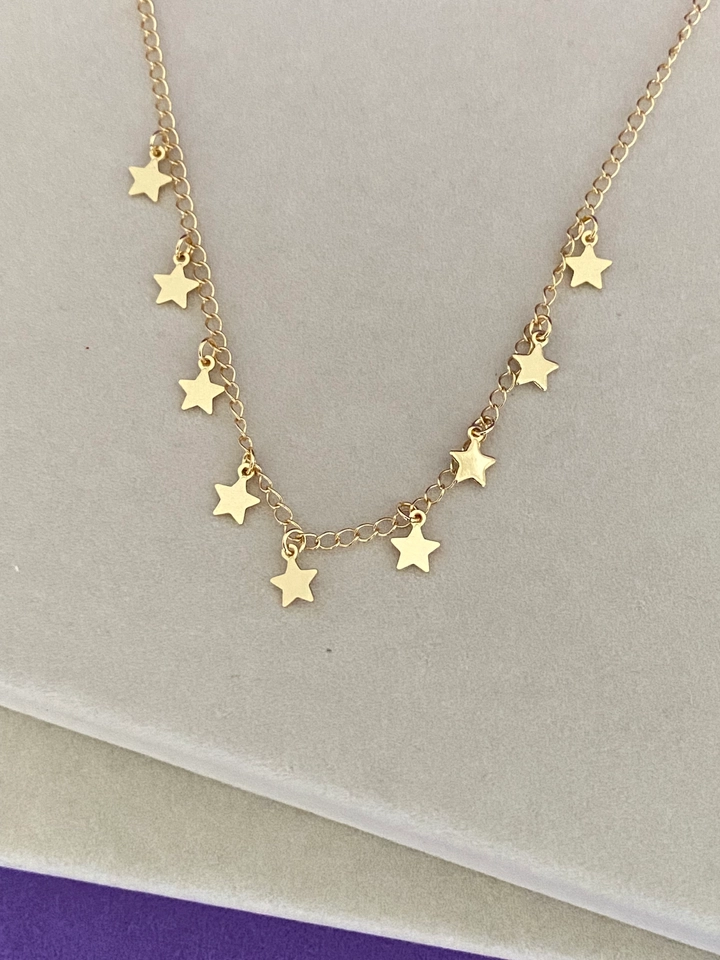 Tornozeleira Elo Grumet com Estrelas - 2