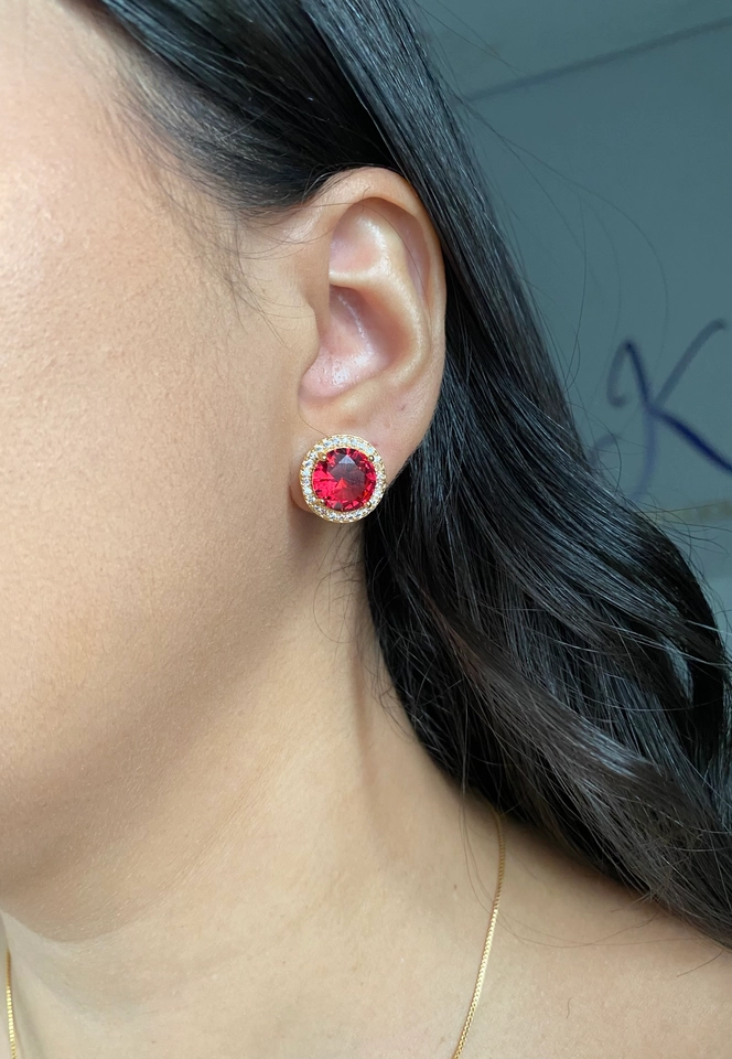 Conjunto Círculo Pink Avermelhado - 3