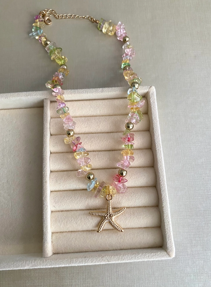 Colar Cascalho com Estrela do Mar (Biju Fina) - 6