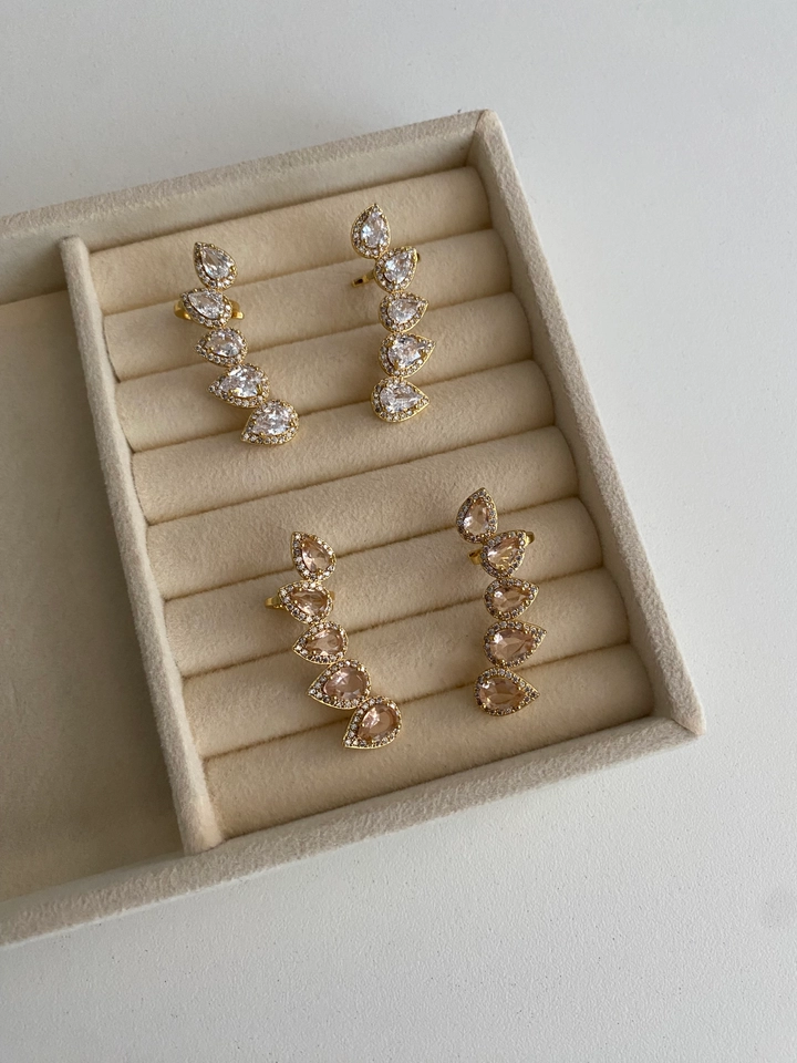 Ear Cuff Gota Cravejada - 5