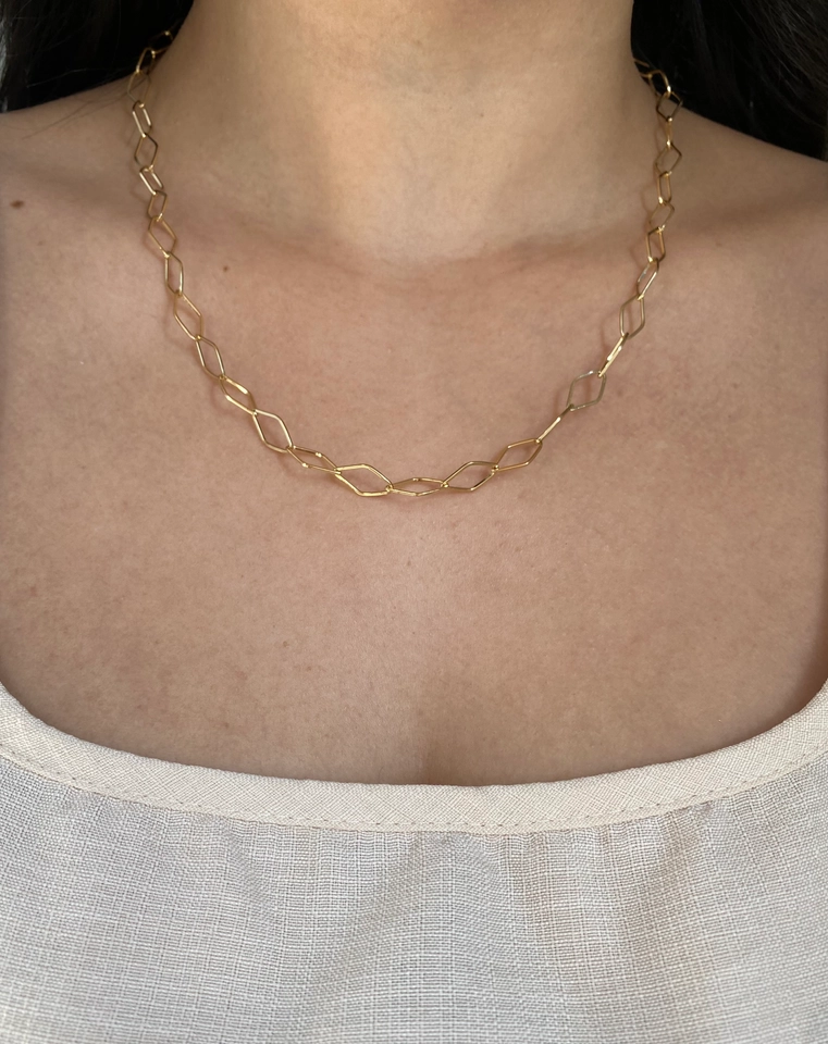 Choker Elos Retangulares - 5