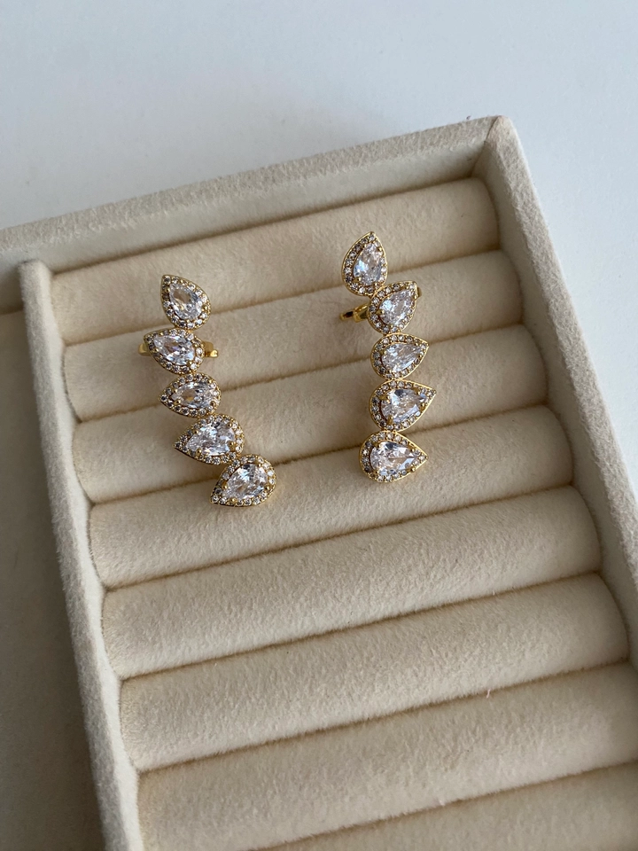 Ear Cuff Gota Cravejada - 6